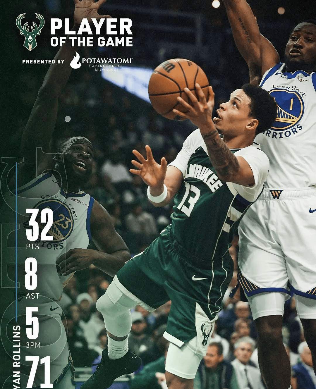 雄鹿客场战胜马刺，领跑东部赛局